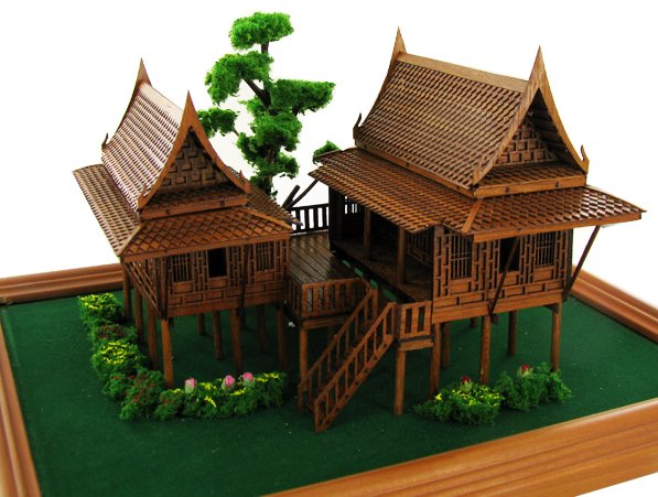 Traditional thai house model Traditional thai house model